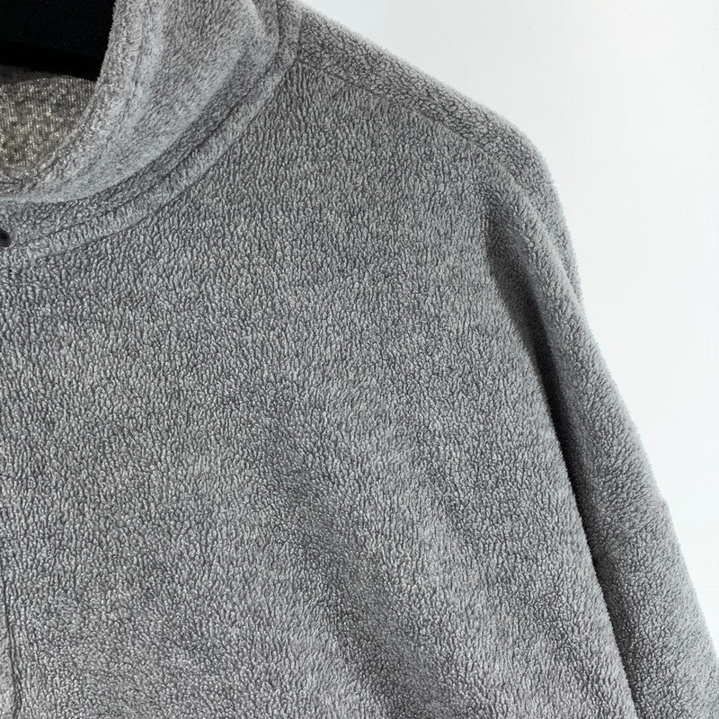 【中古品】【メンズ】 OLD NAVY オールドネイビー ハーフジップフリース ジャケット オーバーサイズ ドローコード ブランド 古着 145-260922-gm-06-fuzh サイズ：XXL カラー：グレー 万代Net店