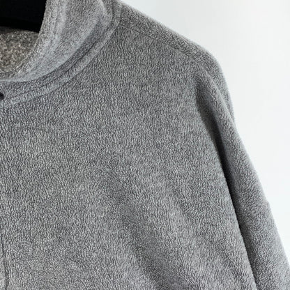 【中古品】【メンズ】 OLD NAVY オールドネイビー ハーフジップフリース ジャケット オーバーサイズ ドローコード ブランド 古着 145-260922-gm-06-fuzh サイズ：XXL カラー：グレー 万代Net店