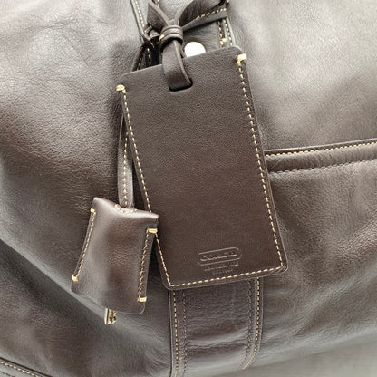 【中古品】【メンズ/レディース】 COACH コーチ ボストンバック カバン レザー ブランド 180-260920-gm-34-fuzh カラー：ブラウン 万代Net店