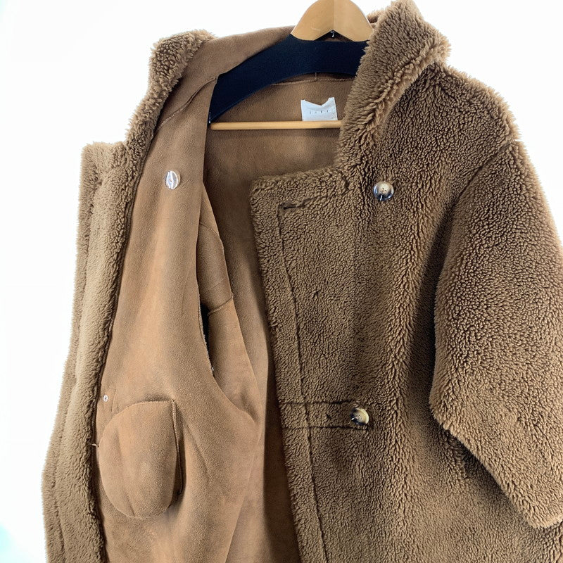 【中古品】【メンズ】 FIKA コート ボアジャケット アウター ブルゾン 169-260926-gm-23-fuzh サイズ：不明 カラー：ブラウン 万代Net店