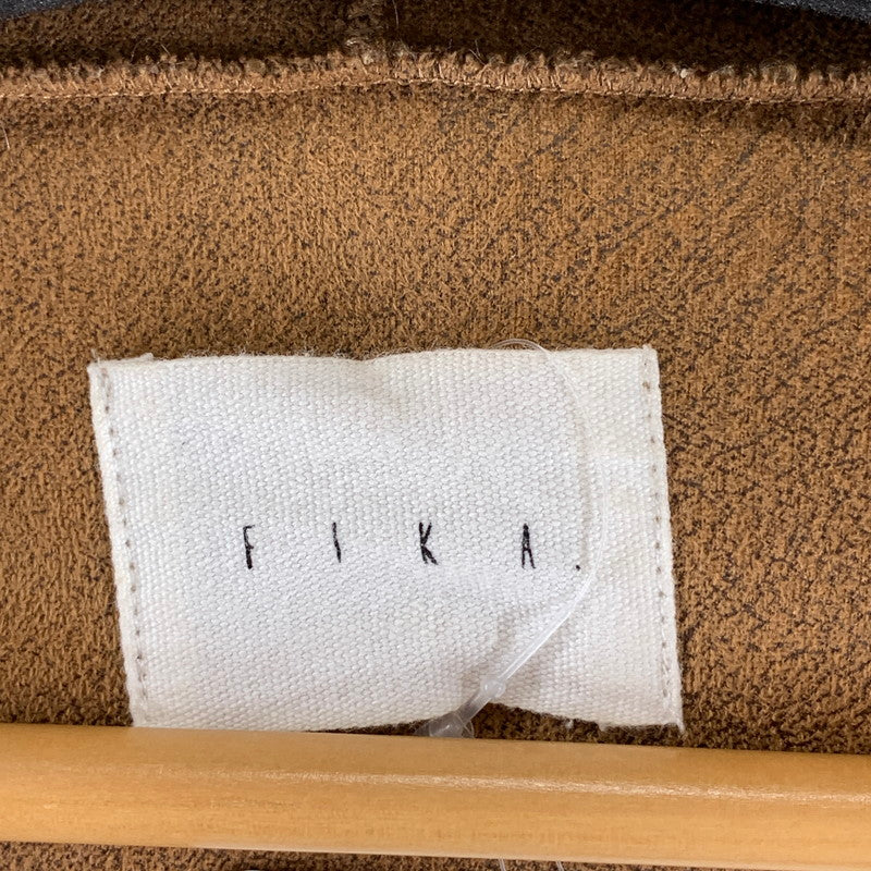 【中古品】【メンズ】 FIKA コート ボアジャケット アウター ブルゾン 169-260926-gm-23-fuzh サイズ：不明 カラー：ブラウン 万代Net店