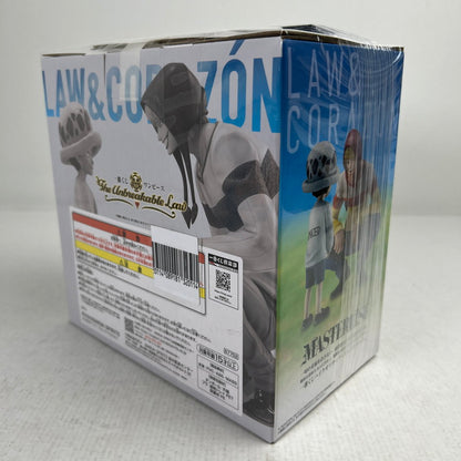 【中古品】 開封品 一番くじ ワンピース The Unbreakable Law ラストワン賞 ロー＆コラソン MASTERLISE フィギュア 047-260929-io-16-fuzh 万代Net店