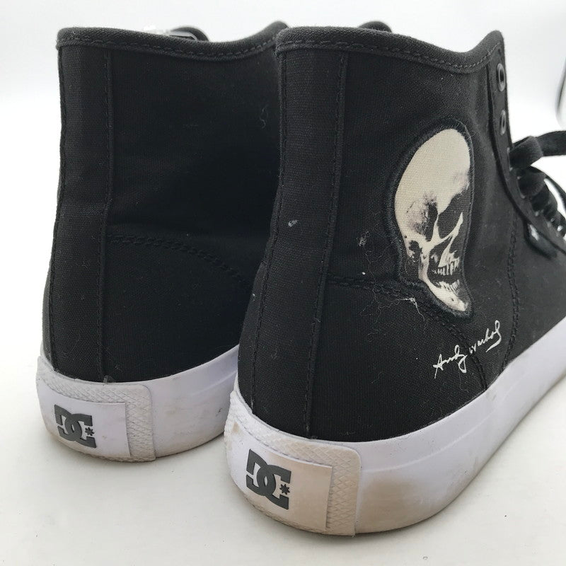 【中古品】【メンズ】 DC Shoes×Andy Warhol ディーシー×アンディ・ウォーホル ADYS300712 AW MANUAL HI マニュアル ハイ スニーカー 靴 ※使用感有 163-261013-vt-85-fuzh サイズ：27cm カラー：ブラック 万代Net店