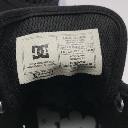 【中古品】【メンズ】 DC Shoes×Andy Warhol ディーシー×アンディ・ウォーホル ADYS300712 AW MANUAL HI マニュアル ハイ スニーカー 靴 ※使用感有 163-261013-vt-85-fuzh サイズ：27cm カラー：ブラック 万代Net店