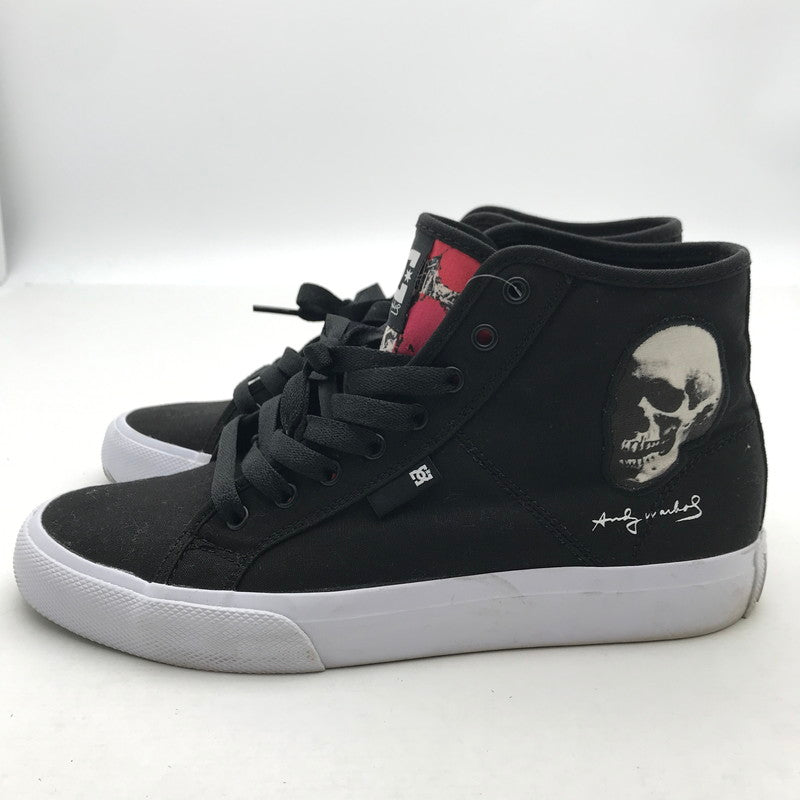 【中古品】【メンズ】 DC Shoes×Andy Warhol ディーシー×アンディ・ウォーホル ADYS300712 AW MANUAL HI マニュアル ハイ スニーカー 靴 ※使用感有 163-261013-vt-85-fuzh サイズ：27cm カラー：ブラック 万代Net店