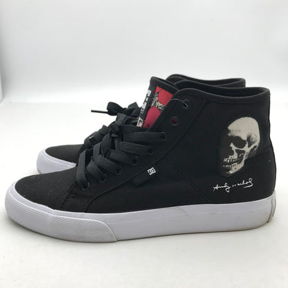 【中古品】【メンズ】 DC Shoes×Andy Warhol ディーシー×アンディ・ウォーホル ADYS300712 AW MANUAL HI マニュアル ハイ スニーカー 靴 ※使用感有 163-261013-vt-85-fuzh サイズ：27cm カラー：ブラック 万代Net店