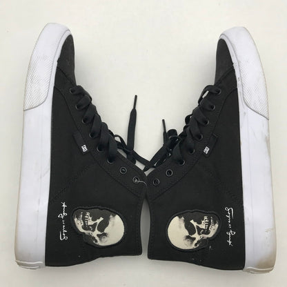 【中古品】【メンズ】 DC Shoes×Andy Warhol ディーシー×アンディ・ウォーホル ADYS300712 AW MANUAL HI マニュアル ハイ スニーカー 靴 ※使用感有 163-261013-vt-85-fuzh サイズ：27cm カラー：ブラック 万代Net店