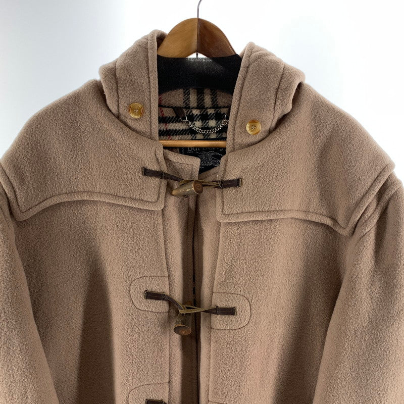 【中古品】【レディース】 BURBERRYS バーバリーズ ダッフルコート ウール100% 英国製 ブランド 169-260922-gm-44-fuzh サイズ：M程度 カラー：ベージュ 万代Net店