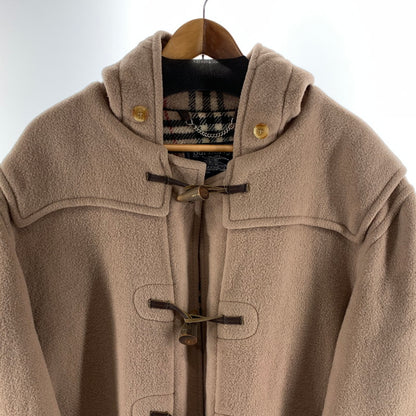 【中古品】【レディース】 BURBERRYS バーバリーズ ダッフルコート ウール100% 英国製 ブランド 169-260922-gm-44-fuzh サイズ：M程度 カラー：ベージュ 万代Net店