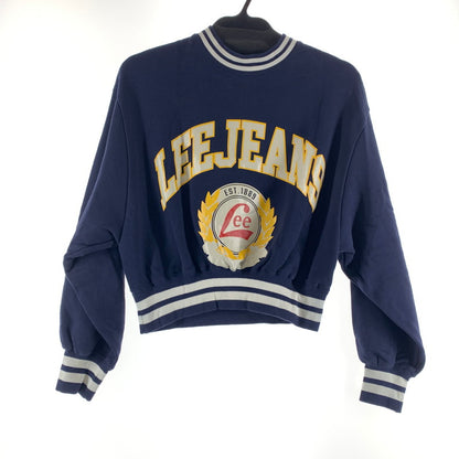 【中古品】【レディース】 LEE リー スウェット NAVY トレーナー 女性 ※ヨレ・汚れあり 170-260927-io-07-fuzh サイズ：M カラー：ネイビー 万代Net店