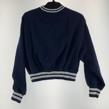 【中古品】【レディース】 LEE リー スウェット NAVY トレーナー 女性 ※ヨレ・汚れあり 170-260927-io-07-fuzh サイズ：M カラー：ネイビー 万代Net店