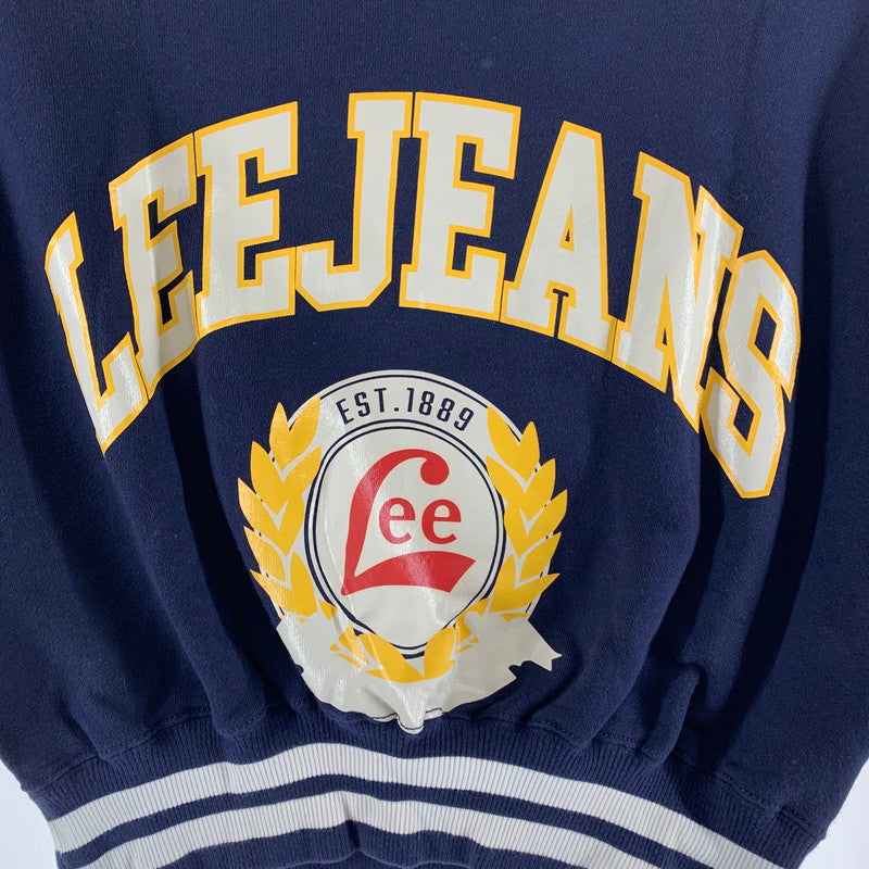 【中古品】【レディース】 LEE リー スウェット NAVY トレーナー 女性 ※ヨレ・汚れあり 170-260927-io-07-fuzh サイズ：M カラー：ネイビー 万代Net店