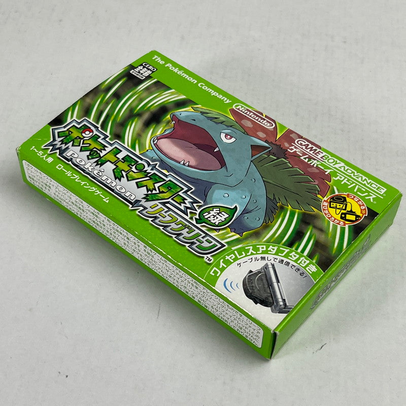 【中古品】 GBA ゲームボーイアドバンス ポケットモンスター リーフグリーン 箱傷みあり [CERO区分_A / 全年齢対象商品] 023-260923-ky-24-fuz 万代Net店