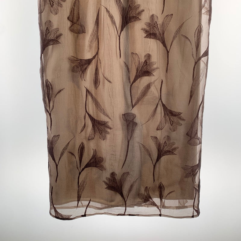 【中古品】【レディース】 LE RURE リルアー ワンピース BROWN.BEIGE 女性 上品 エレガント パーティー ドレス ワンピ おしゃれ オシャレ お洒落 170-260927-io-08-fuzh サイズ：M カラー：ブラウンベージュ 万代Net店