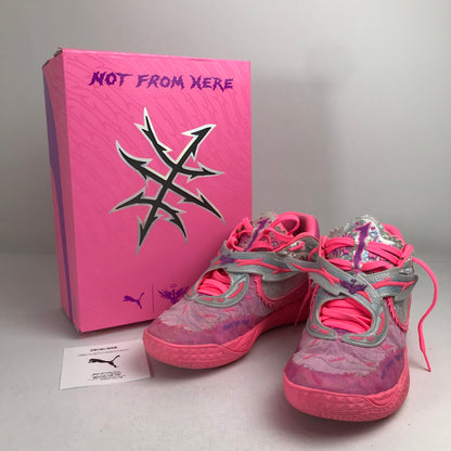 【中古品】【メンズ】 PUMA プーマ 312129-01 MB05 WORLD TOUR ワールド ツアー スニーカー 靴 162-260925-mh-08-fuzh サイズ：27cm カラー：ピンク 万代Net店