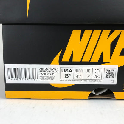 【中古品】【メンズ】 NIKE ナイキ 555088-701 AIR JORDAN 1 HIGH OG "POLLEN" エアジョーダン 1 ハイ スニーカー 靴 160-260925-mh-01-fuzh サイズ：26.5cm カラー：ブラック イエロー 万代Net店