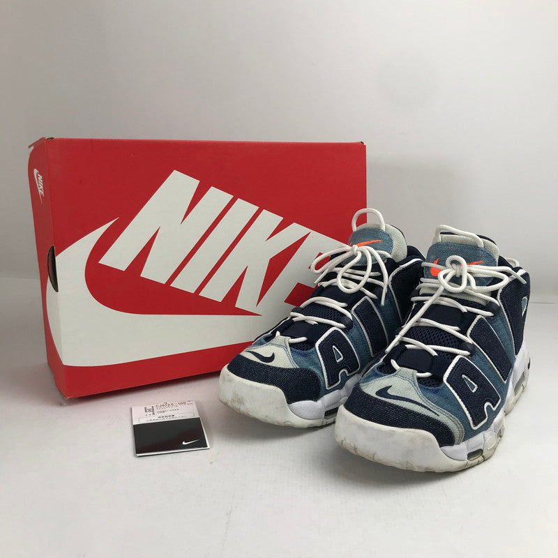 【中古品】【メンズ】 NIKE ナイキ CJ6125-100 AIR MORE UPTEMPO "DENIM" エア モア アップ テンポ モアテン スニーカー 靴 160-260925-mh-02-fuzh サイズ：26.5cm カラー：ブルー 万代Net店