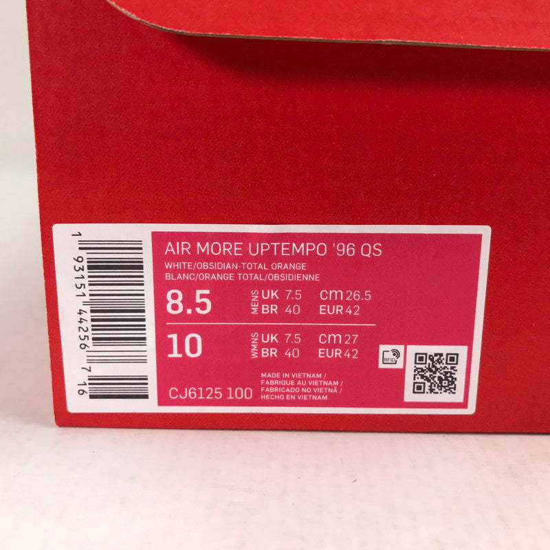 【中古品】【メンズ】 NIKE ナイキ CJ6125-100 AIR MORE UPTEMPO "DENIM" エア モア アップ テンポ モアテン スニーカー 靴 160-260925-mh-02-fuzh サイズ：26.5cm カラー：ブルー 万代Net店