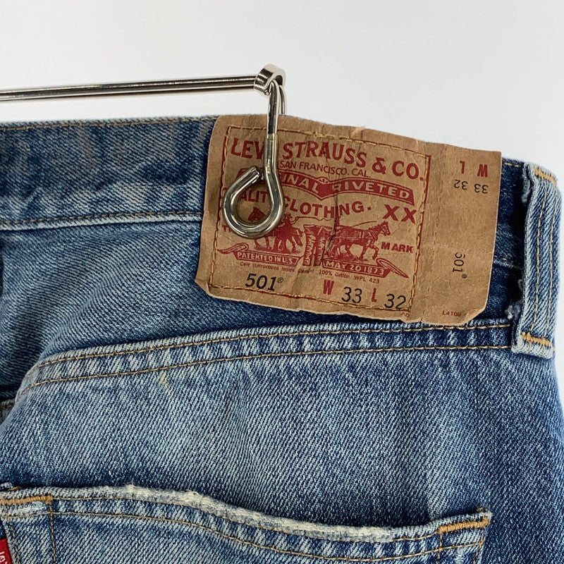【中古品】【メンズ】 LEVI'S 501 DENIM PANT リーバイス 501 デニムパンツ ジーンズ ボトムス 156-260921-gm-33-fuzh サイズ：33 カラー：インディゴ 万代Net店