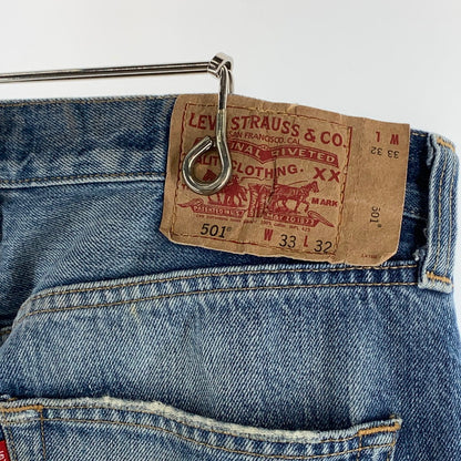 【中古品】【メンズ】 LEVI'S 501 DENIM PANT リーバイス 501 デニムパンツ ジーンズ ボトムス 156-260921-gm-33-fuzh サイズ：33 カラー：インディゴ 万代Net店