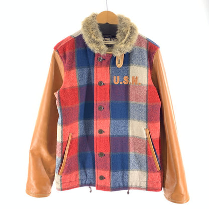 【中古品】【メンズ】 AVIREX アヴィレックス 6132040 N-1 PRIVATE JACKET N-1 プライベートジャケット ミリタリージャケット アウター 145-260921-gm-38-fuzh サイズ：M カラー：ベージュ 万代Net店