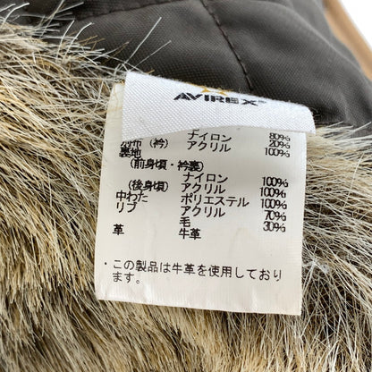 【中古品】【メンズ】 AVIREX アヴィレックス 6132040 N-1 PRIVATE JACKET N-1 プライベートジャケット ミリタリージャケット アウター 145-260921-gm-38-fuzh サイズ：M カラー：ベージュ 万代Net店