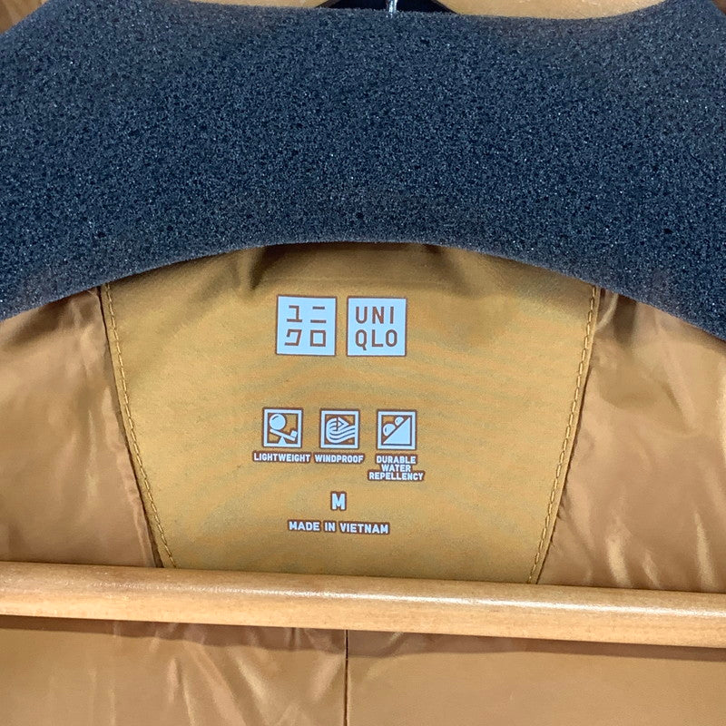 【中古品】【メンズ】 UNIQLO ユニクロ シームレスダウンパーカ ダウンジャケット アウター ブランド 古着 147-260923-gm-24-fuzh サイズ：M カラー：ブラウン 万代Net店