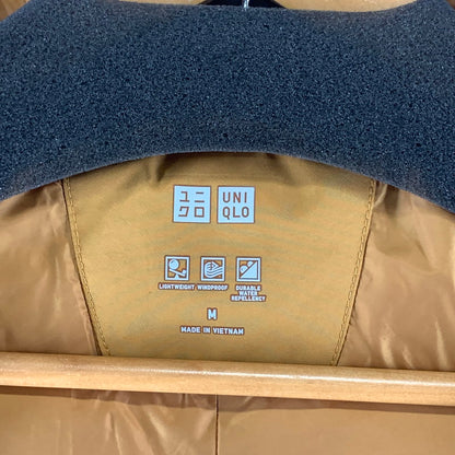 【中古品】【メンズ】 UNIQLO ユニクロ シームレスダウンパーカ ダウンジャケット アウター ブランド 古着 147-260923-gm-24-fuzh サイズ：M カラー：ブラウン 万代Net店