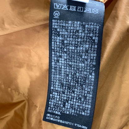 【中古品】【メンズ】 UNIQLO ユニクロ シームレスダウンパーカ ダウンジャケット アウター ブランド 古着 147-260923-gm-24-fuzh サイズ：M カラー：ブラウン 万代Net店