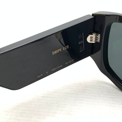 【中古美品】【メンズ】 GENTLE MONSTER ジェントルモンスター SWIPE LCD SUNGLASSES サングラス 203-260922-gm-36-fuzh サイズ：59-46-137 カラー：ブラック 万代Net店