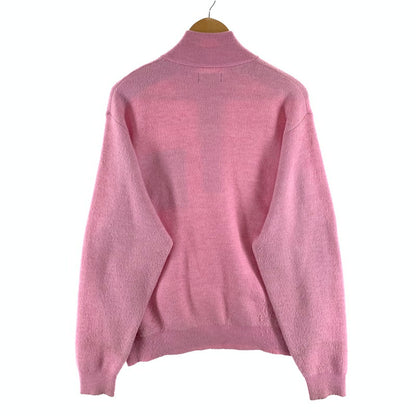 【中古品】【メンズ】 STUSSY ステューシー 117219 HALF ZIP MOCK NECK SWEATER ジップモックネックセーター ニット ブランド 古着 142-260923-gm-28-fuzh サイズ：M カラー：ピンク 万代Net店