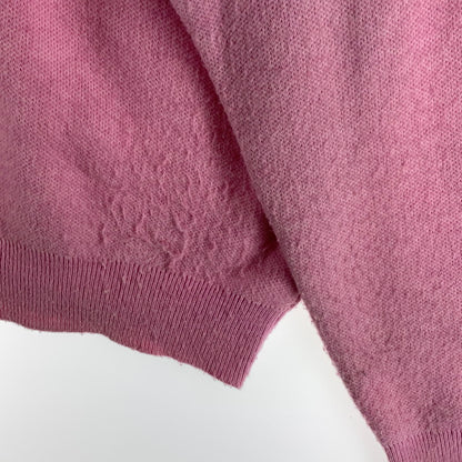 【中古品】【メンズ】 STUSSY ステューシー 117219 HALF ZIP MOCK NECK SWEATER ジップモックネックセーター ニット ブランド 古着 142-260923-gm-28-fuzh サイズ：M カラー：ピンク 万代Net店