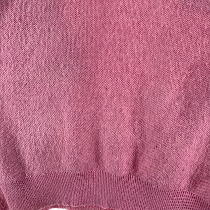 【中古品】【メンズ】 STUSSY ステューシー 117219 HALF ZIP MOCK NECK SWEATER ジップモックネックセーター ニット ブランド 古着 142-260923-gm-28-fuzh サイズ：M カラー：ピンク 万代Net店