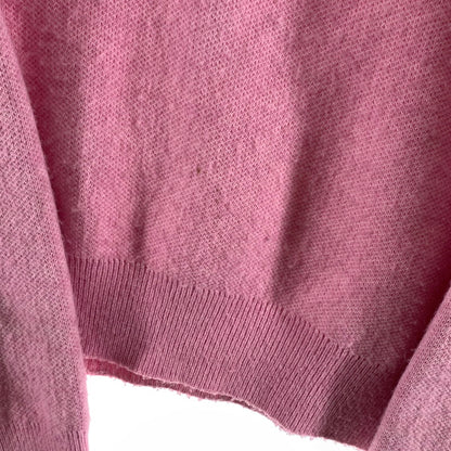 【中古品】【メンズ】 STUSSY ステューシー 117219 HALF ZIP MOCK NECK SWEATER ジップモックネックセーター ニット ブランド 古着 142-260923-gm-28-fuzh サイズ：M カラー：ピンク 万代Net店