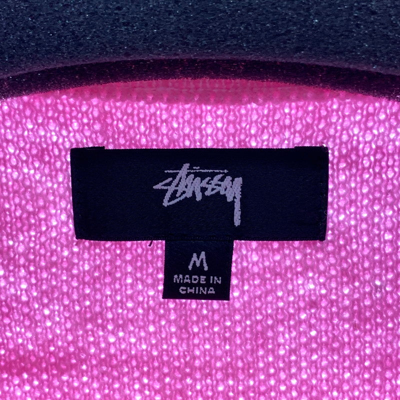 【中古品】【メンズ】 STUSSY ステューシー 117219 HALF ZIP MOCK NECK SWEATER ジップモックネックセーター ニット ブランド 古着 142-260923-gm-28-fuzh サイズ：M カラー：ピンク 万代Net店