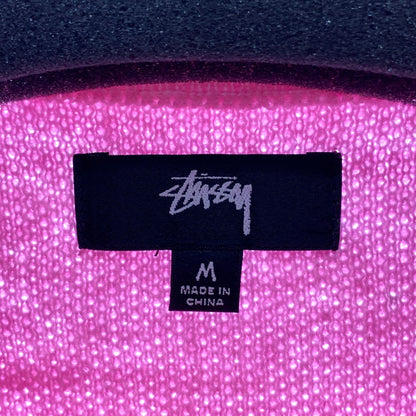 【中古品】【メンズ】 STUSSY ステューシー 117219 HALF ZIP MOCK NECK SWEATER ジップモックネックセーター ニット ブランド 古着 142-260923-gm-28-fuzh サイズ：M カラー：ピンク 万代Net店