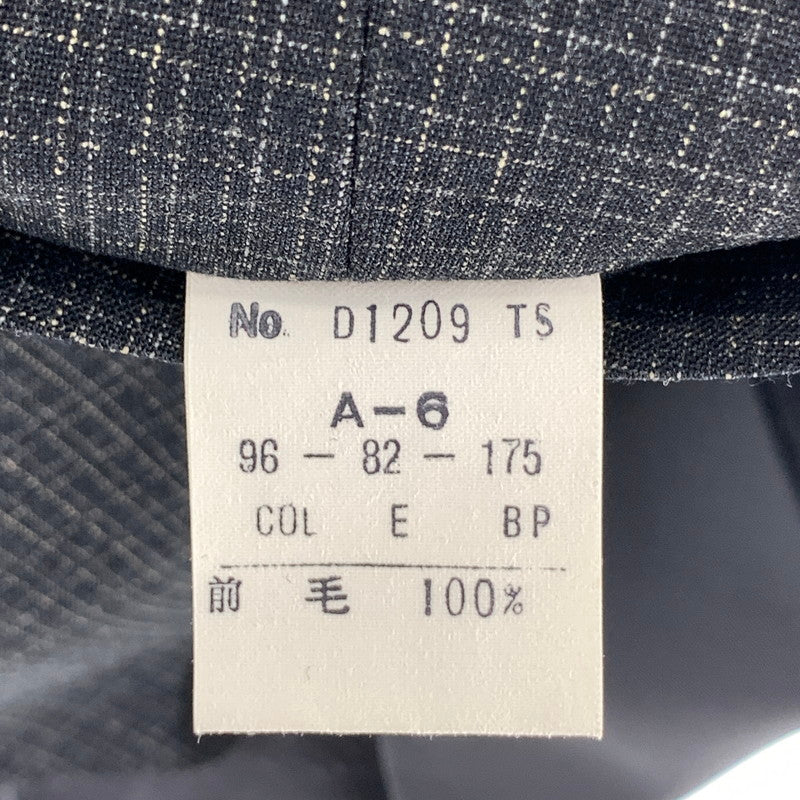 【中古品】【メンズ】 CHRISTIAN DIOR MONSIEUR クリスチャン・ディオール ムッシュ スーツセットアップ 3ピース ウール100% 裏地キュプラ 141-260921-gm-32-fuzh サイズ：A-6 カラー：ブラック 万代Net店