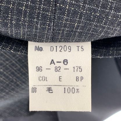 【中古品】【メンズ】 CHRISTIAN DIOR MONSIEUR クリスチャン・ディオール ムッシュ スーツセットアップ 3ピース ウール100% 裏地キュプラ 141-260921-gm-32-fuzh サイズ：A-6 カラー：ブラック 万代Net店
