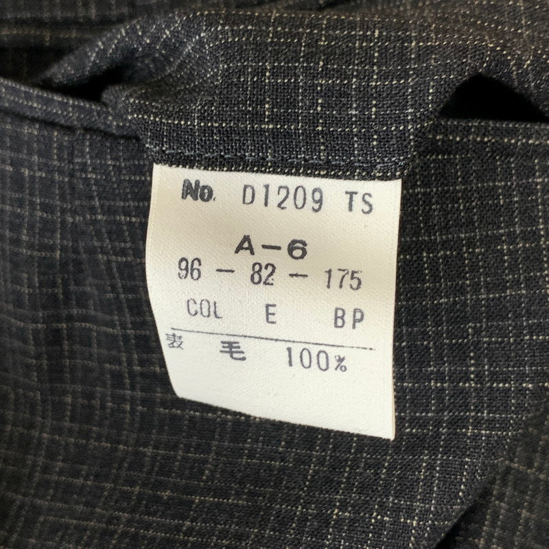【中古品】【メンズ】 CHRISTIAN DIOR MONSIEUR クリスチャン・ディオール ムッシュ スーツセットアップ 3ピース ウール100% 裏地キュプラ 141-260921-gm-32-fuzh サイズ：A-6 カラー：ブラック 万代Net店