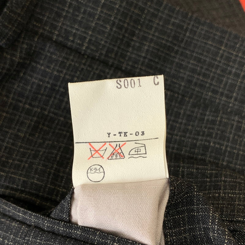 【中古品】【メンズ】 CHRISTIAN DIOR MONSIEUR クリスチャン・ディオール ムッシュ スーツセットアップ 3ピース ウール100% 裏地キュプラ 141-260921-gm-32-fuzh サイズ：A-6 カラー：ブラック 万代Net店