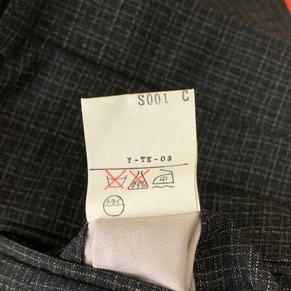 【中古品】【メンズ】 CHRISTIAN DIOR MONSIEUR クリスチャン・ディオール ムッシュ スーツセットアップ 3ピース ウール100% 裏地キュプラ 141-260921-gm-32-fuzh サイズ：A-6 カラー：ブラック 万代Net店