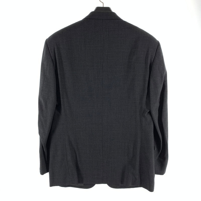 【中古品】【メンズ】 CHRISTIAN DIOR MONSIEUR クリスチャン・ディオール ムッシュ スーツセットアップ 3ピース ウール100% 裏地キュプラ 141-260921-gm-32-fuzh サイズ：A-6 カラー：ブラック 万代Net店