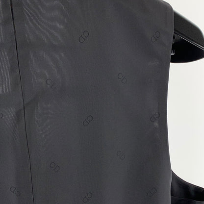 【中古品】【メンズ】 CHRISTIAN DIOR MONSIEUR クリスチャン・ディオール ムッシュ スーツセットアップ 3ピース ウール100% 裏地キュプラ 141-260921-gm-32-fuzh サイズ：A-6 カラー：ブラック 万代Net店