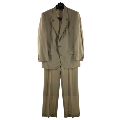 【中古品】【メンズ】 CHRISTIAN DIOR MONSIEUR クリスチャン・ディオール ムッシュ スーツ セットアップ ウール100% 裏地キュプラ モヘア混 141-260921-gm-31-fuzh サイズ：A-6 カラー：ベージュ ブラウン 万代Net店
