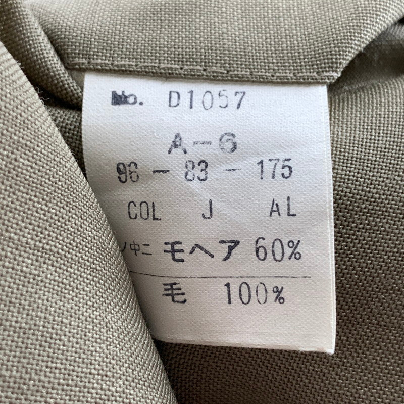 【中古品】【メンズ】 CHRISTIAN DIOR MONSIEUR クリスチャン・ディオール ムッシュ スーツ セットアップ ウール100% 裏地キュプラ モヘア混 141-260921-gm-31-fuzh サイズ：A-6 カラー：ベージュ ブラウン 万代Net店