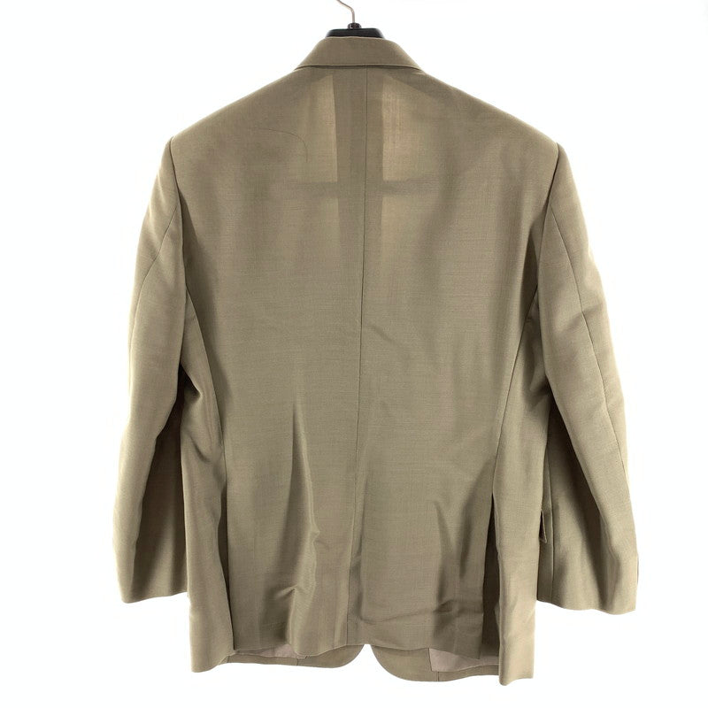【中古品】【メンズ】 CHRISTIAN DIOR MONSIEUR クリスチャン・ディオール ムッシュ スーツ セットアップ ウール100% 裏地キュプラ モヘア混 141-260921-gm-31-fuzh サイズ：A-6 カラー：ベージュ ブラウン 万代Net店