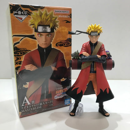 【中古品】 完備品 一番くじ NARUTO 疾風伝 輪廻の嘆きと平和の懸け橋 A賞 うずまきナルト(仙人モード) フィギュア ナルト ※一部塗装剥がれあり 051-261014-io-17-fuzh 万代Net店