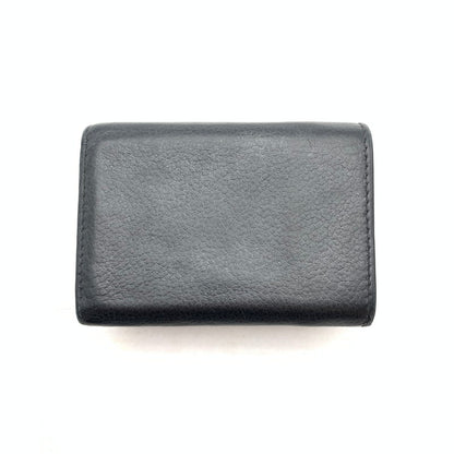 【中古品】【メンズ】 SAINT LAURENT サンローラン 669959 ORIGAMI TINY WALLET レザー 3つ折り財布 ウォレット ブランド 181-260921-gm-41-fuzh カラー：ブラック 万代Net店