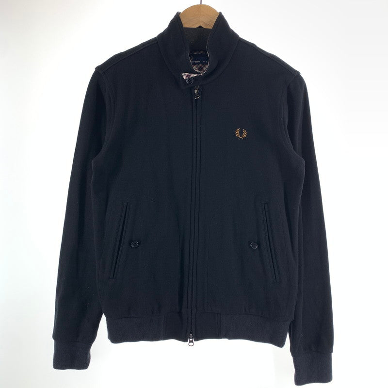【中古品】【メンズ】 FRED PERRY フレッドペリー ジャケット ブルゾン アウター トップス 古着 141-261009-mh-08-fuzh サイズ：S カラー：ブラック 万代Net店