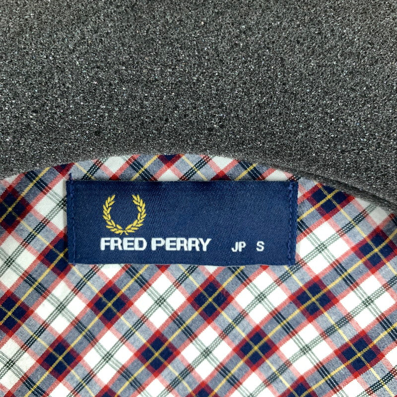 【中古品】【メンズ】 FRED PERRY フレッドペリー ジャケット ブルゾン アウター トップス 古着 141-261009-mh-08-fuzh サイズ：S カラー：ブラック 万代Net店